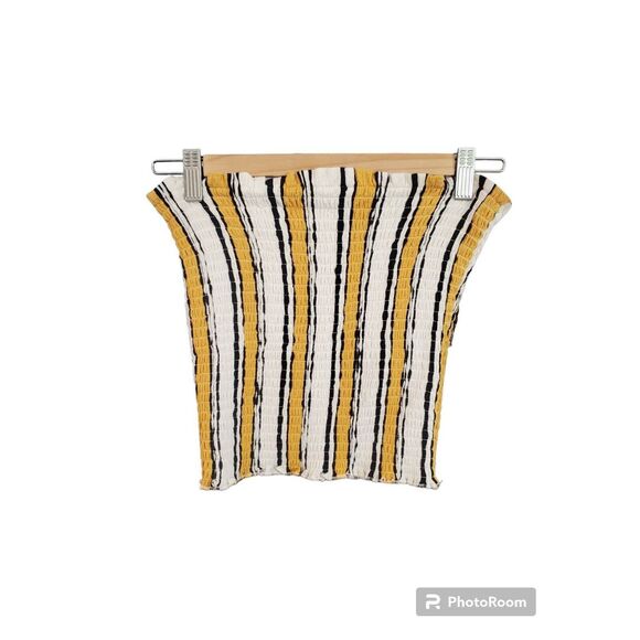 Love Tree Striped Tube Top Size Medium - Picture 1 of 3